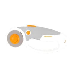 Fiskars Titanium Rotary Cutter Loop Handle (45mm), Orange/White/Black, Standard Size