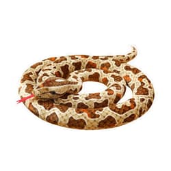 Clobeau Realistic Animal Stuff Snake, 78 Inch Long Stuffed Animal Plush Snake, Lifelike Snake Stuffed Animals Plush Toy Stuffed Snake Animal Plush Toy Large Snake Plush Toy Gifts for Kids (Brown)