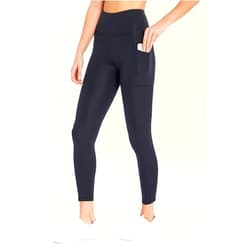 Bally Total Fitness Women's High Rise Side Pocket Ankle Legging
