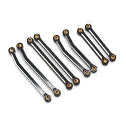 BOQEXSS RC Car Parts for JJRC C8801 C8808 C8809 for Aoxing for AX8560 for Traxxas for TRX4M 1/18 RC Remote Controlled Car Metal PO Accessories 8 Pull Rods RC Car Parts(Black)