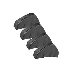 Motoforti 4pcs Matte Balck Universal Car Rear Lower Bumper Splitter Lip Wing Diffuser Shark Fin Spoiler Universal with Screw for Car SUV Long-lasting