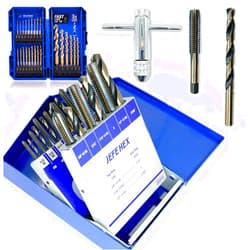 JEFE HEX Hex Shank Drill Bit Set & Drill and Tap Set