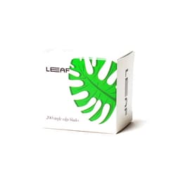 Leaf Shave | Leaf Single-Edge Safety Razor Blades, Platinum-Coated Stainless Steel Refills Compatible with Twig & Thorn Razor, and Dermaplaner, 200 Count