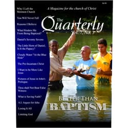 By Bradley S. Cobb (Author), Blake Hudson (Author), Ben Mitchell (Author), Alexander Campbell (Author), Noah Wall (Author), Bill Howard (Author), John Krivak (Author), Gerald Cowan (Author), Jake Schotter (Author), D.H. Bays (Author) & 6 more The Quarterly (Volume 7, Number 3): A Magazine for the Church of Christ