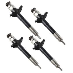 HIRINTOL 4pcs 095000-5600 1465A041 1465A257 Common Rail Fuel Injector for Denso Mitsubishi 4D56 TRITON L200 Euro4 Challenger 2.5L 2WD