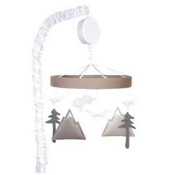 Trend Lab Mountain Crib Mobile - Nature Baby Mobile for Crib - Musical Crib Mobile - Fun Whimsical Musical Mobile for Cribs - Rotating Nursery Mobile for Crib - Baby Crib Mobile for Boys and Girls