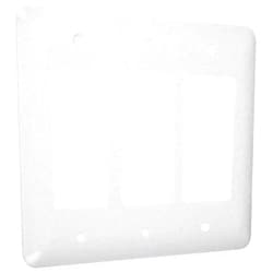 TayMac WRTW-RRR Metal Wallplate, Maxi/Princess, White