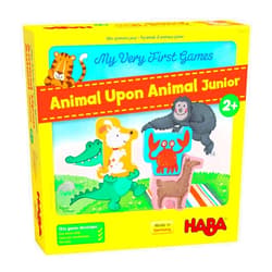 HABA My Very First Games - Animal Upon Animal Junior: Toddler Stacking Game & Toddler Board Games for Preschool Learning Activities & Family Games