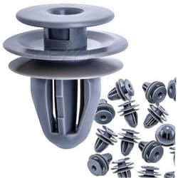 Rexka 30pcs Door Trim Panel Retainer Clip Gray Nylon for Honda Acura 91560-SP0-003 Accord Civic CR-V Odyssey