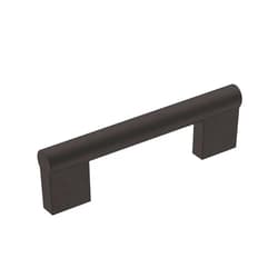 Amerock | Cabinet Pull | Matte Black | 3-3/4 inch (96 mm) Center-to-Center | Versa | 1 Pack | Drawer Pull | Cabinet Handle | Cabinet Hardware