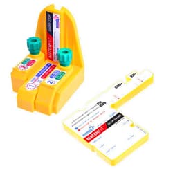 Microjig MatchFit Dado Stop with MatchFit Setup Gauge - For Table Saws and Router Tables, Dado Blades, Dado Router Bits; DeWalt/Diablo/Makita/Bosch/Skil/Jet/Powermatic/SawStop and More