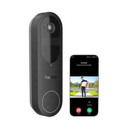 REOLINK Battery Doorbell Camera, 2K Security Video Doorbell Camera, 150°x150° View, 2.4/5 GHz WiFi, Battery or Wired Power, Two-Way Audio, Person/Vehicle/Package (Chime not Included)