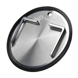 FENRIR 304 Stainless Steel Kickstand Pad Plate Support Coaster Accessory for Harley Davidson Indian Honda Yamaha Kawasaki Suzuki Triumph BMW KTM Ducati Fit Motorcycle Bike Scooter Outdoor Indoor