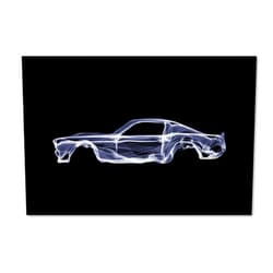 Trademark Fine Art Ford Mustang by Octavian Mielu, 12x19-Inch Canvas Wall Art
