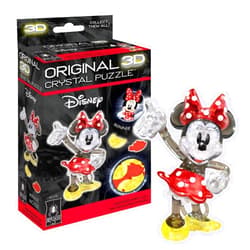 Original 3D Crystal Puzzles BePuzzled | Disney Minnie Original 3D Crystal Puzzle, Ages 12 and Up