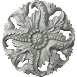 Ekena Millwork ROS04X04MO Medium Monique Round Rosette, 4 7/8