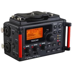 TASCAM 4-Channel Portable Audio Recorder for Videographers, 2 Combo XLR/TRS