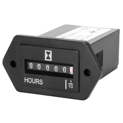 Kosiwun Mechanical Engine Hour Meter AC 110V 120V 220V 230V for Air Compressor Golf Cart Club House Generator ATV Chainsaw Tiller Chipper