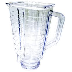 Blendin 5 Cup, Square Top Plastic Blender Jar. Compatible with Oster Blenders
