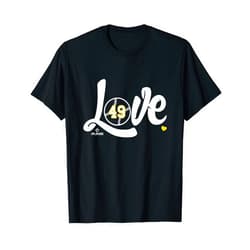 Ballpark MVP Michel Baez Is LOVE San Diego Baseball Valentine's Day T-Shirt