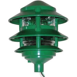 Greenfield PL3TLEDG Made in The USA LED Weatherproof 3-Tier Pathlight - Green
