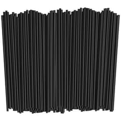 Comfy Package [1000 Count] 5 Inch Coffee & Cocktail Stirrers/Straws Disposable Plastic Sip Stir Swizzle Sticks - Black