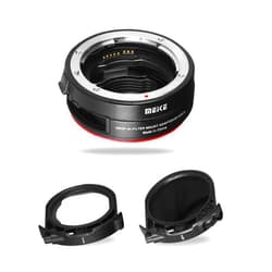 MEKE Meike MK-EFTR-C VND Drop-in Filter Auto-Focus Mount Lens Adapter for Canon EF to EOSR with Variable ND Filter and UV Filter for EOS R R5 R6 RP R7 R10 C70 Cameras