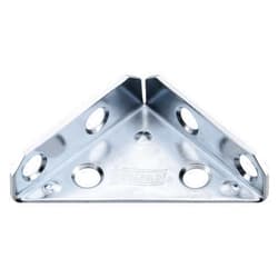 Stanley N337-675 National Hardware Corner Braces, 2 in L, Steel, Zinc Plated
