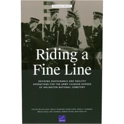 Caitlin McCulloch,Molly Dunigan,Nora Cyra,Irina A. Chindea,Bruce J. Held,Kiki Hunegs,Derek Eaton,Matthew Fay Riding a Fine Line: Devising Sustainable and Healthy Operations for the Army Caisson Horses of Arlington National Cemetery