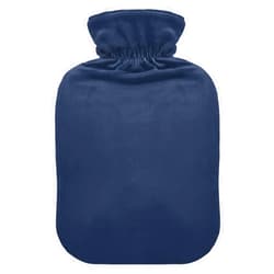 YKZEYK Navy Blue Hot Water Bottle with Cover Hot Water Bag Hot Water Bottles for Pain Relief Heat Packs Hot Pack Water Bags for Hand Feet Warmer Cramps Neck Shoulder Pain 2 Liter