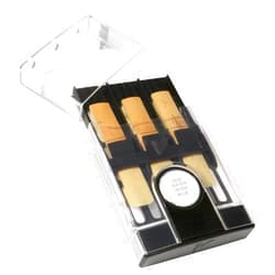 Vandoren HRC10 Hygro Case for Bb/Eb Clarinet/Soprano/Alto Saxophone for 6 Reeds, Black