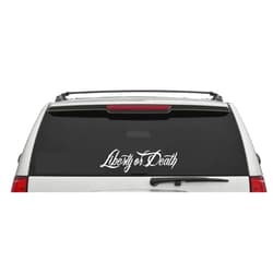 The Decal Hub Liberty Or Death III Protect Our Rights Vehicle Decal Home Decor Sticker (6