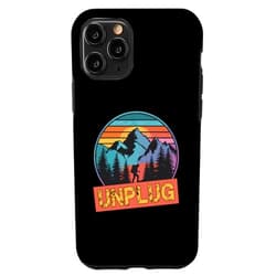 Enjoy the Adventure Vintage Outdoor Hiking Boots iPhone 11 Pro Hiking Hike Mountains Unplug for a Hiker Case