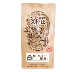 Kitty Town Coffee: The Albert Blend Light Roast Coffee From Brazil & Costa Rica 2lb (32oz) Ground
