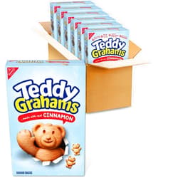 TEDDY GRAHAMS Cinnamon Graham Snacks, Bulk Kids Snacks, 6 - 10 oz Boxes