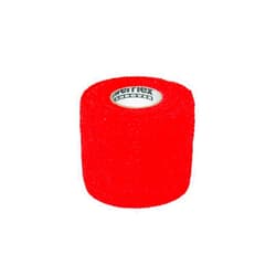 PowerFlex Self Adherent Tape, Latex, Athletic Tape, Red, 2