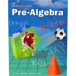 By Ron Larson Laurie Boswell Timothy Kanold Lee Stiff (Author) By Ron Larson Laurie Boswell Timothy Kanold Lee Stiff - McDougal Littell Middle School Math: Student Edition Pre-Algebra 2005