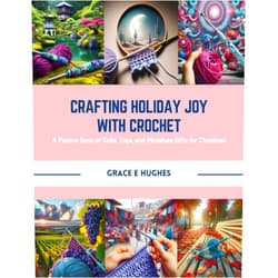 Grace E Hughes Crafting Holiday Joy with Crochet: A Festive Book of Dolls, Toys, and Miniature Gifts for Christmas