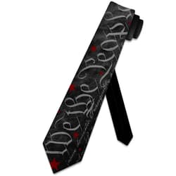 Three Rooker Patriotic Ties Mens USA Necktie Constitution Tie for Men We the People Tie