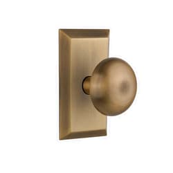 Nostalgic Warehouse Studio Plate & New York Round Door Knob