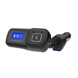 Scosche BTFM2A BTFREQ Universal Bluetooth Hands-Free Car Kit with Digital FM Transmitter and 10-Watt USB Car Charger, Stream Smartphone Audio