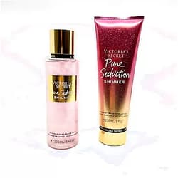 Generic Victoria Secret Pure Seduction Shimmer Mist Lotion set Duo Bundle