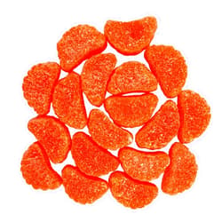 Needzo Fresh Orange Slices Wedges Candy Pieces, 2 Bags, 10 Ounces Each