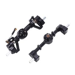 WinmetEuro HAOX Front Rear Bridge Axle Gear Box, Small Size Durable Fine Workmanship Front Rear Axle Gear Box with Screw for WPL FY 1:16 RC Car for B14 B24 C14 C24 C34
