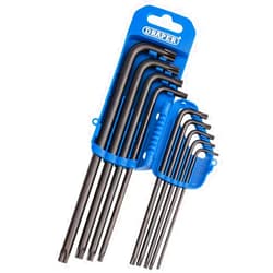 Draper 33748 TX-Star Extra Long Key 9-Piece Set