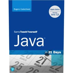 Rogers Cadenhead Sams Teach Yourself Java in 21 Days (Covers Java 11/12)