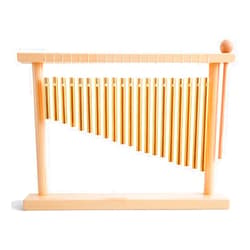 ENNBOM 20 Note Chime Table Top Bar Chime Wind Chime 20 Bars Instrument Percussion with Mallet (Gold)