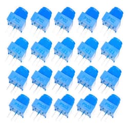 Cermant 20PCS 1K 10K 50K 100K Ohm Trim Potentiometer Breadboard Trim Potentiometer Kit with Blue Knob Variable Resistors Trimmer Potentiometer Assortment Kit