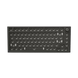 Glorious Modular Mechanical Gaming Keyboard - 75% / Barebones/Pre Built/Black and White (Barebones (Black)) (Renewed)