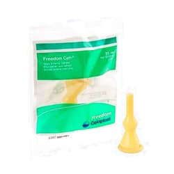 Coloplast 3 Pack -Coloplast Freedom Cath, 31mm Intermediate, Self-Adhering Male External Condom Catheter Soft Latex #8205/8235